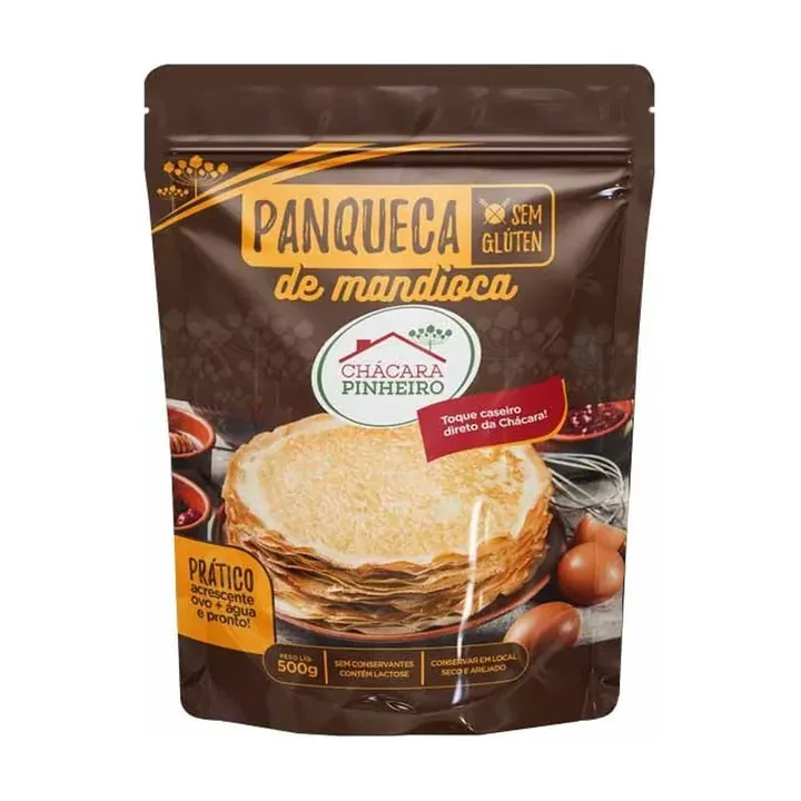 Panqueca de mandioca Chácara Pinheiro – Celeiro Produtos Naturais