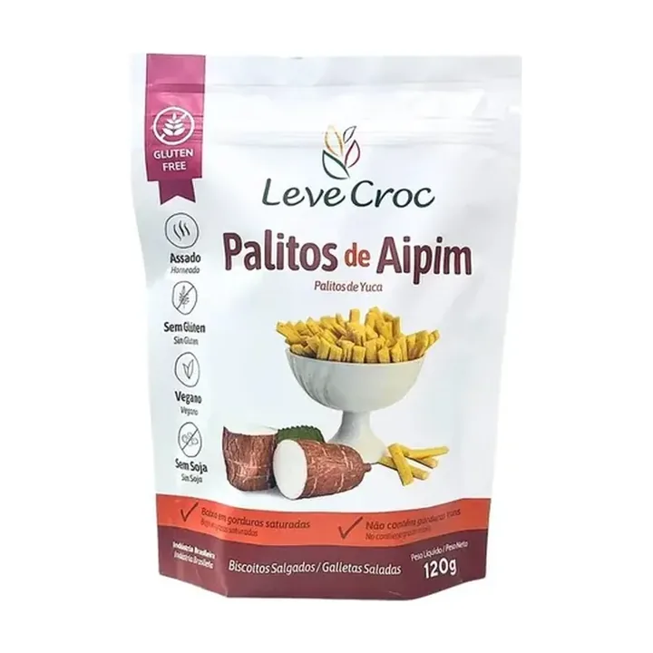 Palitos de aipim Leve Croc – Celeiro Produtos Naturais